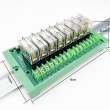 KC868-E8 16A DIN Rail Relay Module with Manual Control Button