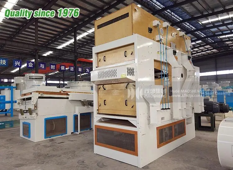 Wheat Canola Fenugreek Seed Cleaning Machine Air Screen Seed Cleaner