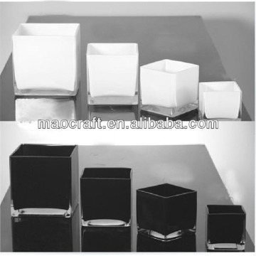 glass cube vases