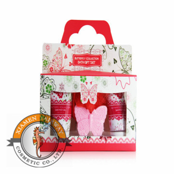 shower soap gift set in paper box