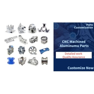 Componentes de alumínio usinados CNC personalizados de precisão