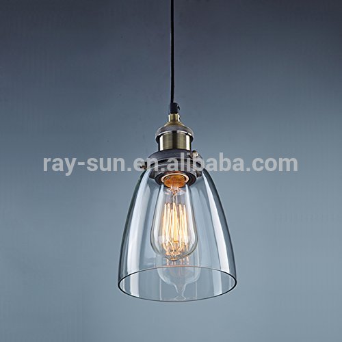 Vintage industrial pendant lamp , edison bulb vintage style iron pendant lamp