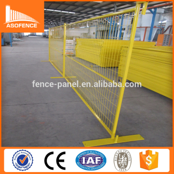 Canada standard Yellow safety temporary fencing