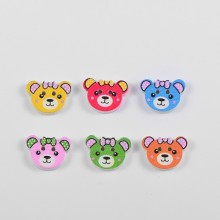 Colorful Natural Children Wooden Button