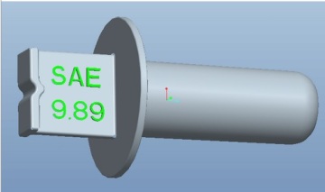 End Plug Ø9.89mm 10 SAE