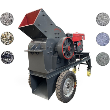 Mobile Stone Crusher Diesel Hammer Crusher Machine for Gypsum, Quartz, and Limestone