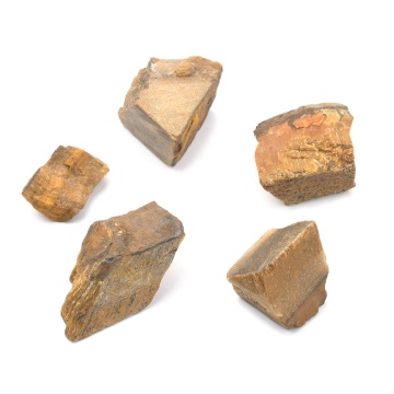 PandaHall - Natural Tiger Eye Stone Beads: No Hole Nuggets for Your Crafting Projects