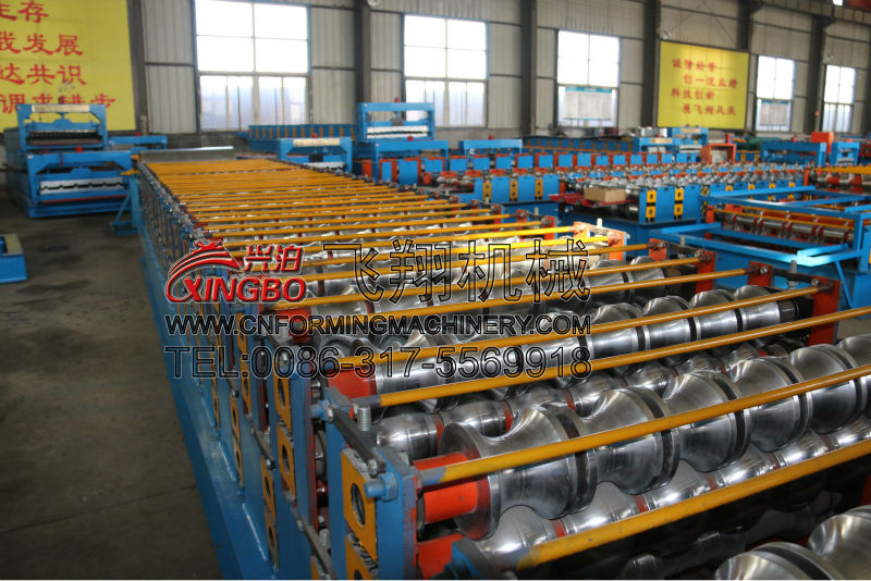 FX made in china hydraulic double layer roll formier machine bets price