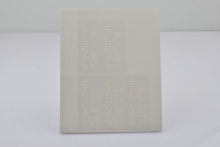 Recyclable Pvc / Pet Transparent Custom Braille Stickers, Label