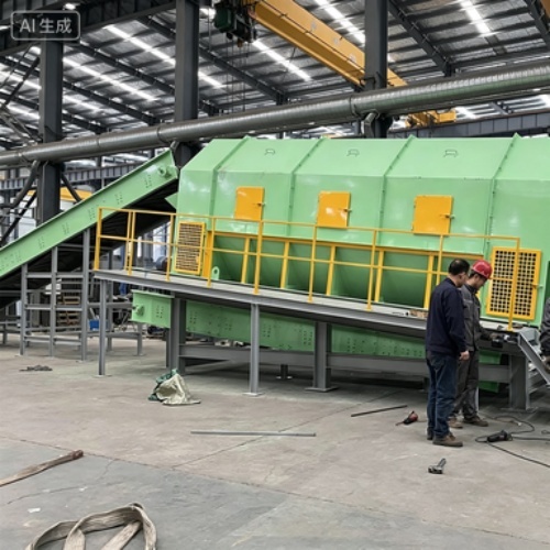 Heavy Duty Industrial Trash Shred Pack Sort System