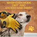 Pet grooming e luvas de banho