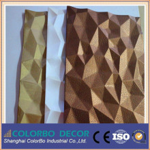 Leather 3d wall panel and embossed wall board