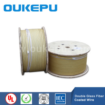 double layer fiberglass covered rectangular magnet wire