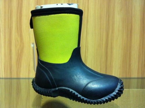 Size 24 Outdoor Children Waterproof Half Rain Boots Dirty-resistant