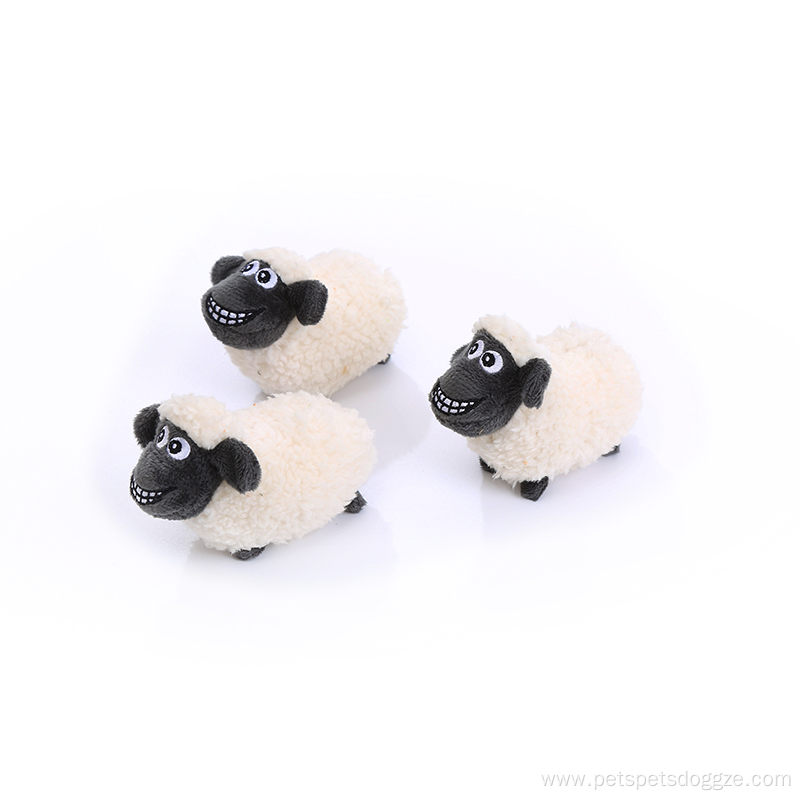 Seek toy plush sheep and squirrel dog toy