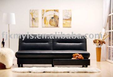 pvc sofa bed with drawer