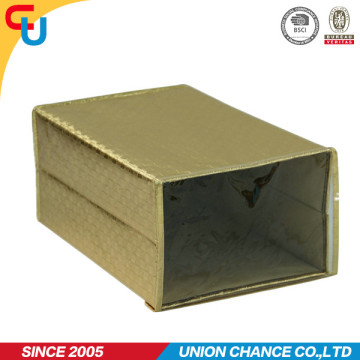 Golden Storage Shoe Box Nonwoven Case Household container Clothes box