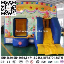 Child moonwalk with slide birthday party moonwalk Bounce House with slide