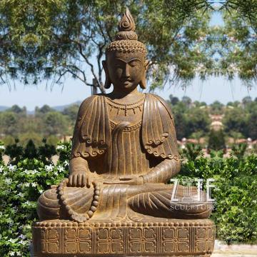 Fine Workmanship antique life size marble buddha statue