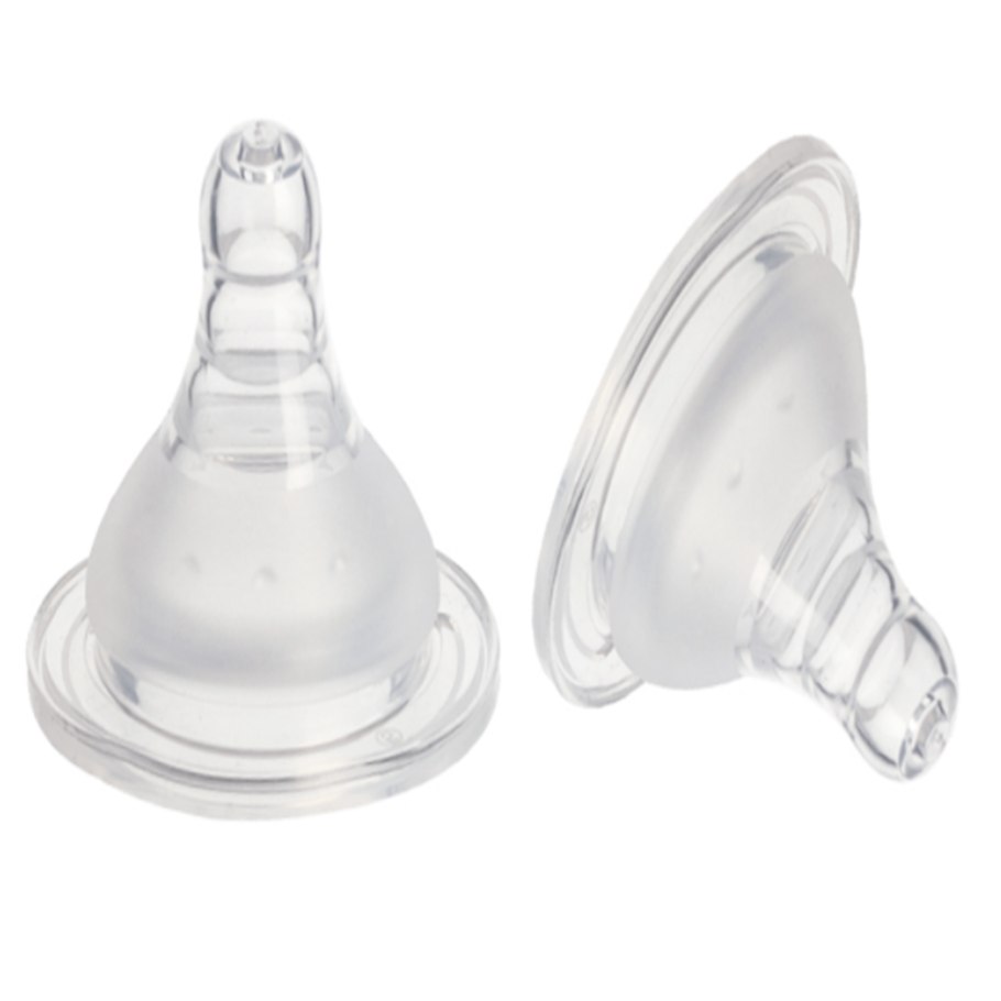 ການໃຫ້ອາຫານເດັກນ້ອຍ Teat Silicone Nipple Wide L