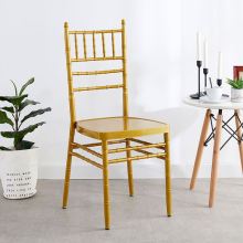 Wholesale Transparent Banquet Chairs with Custom Iron Plates and Metal Frames