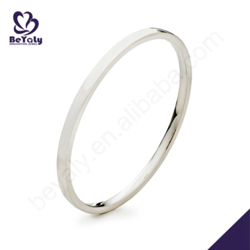 Cheap thin style blank silver bracelet 2015