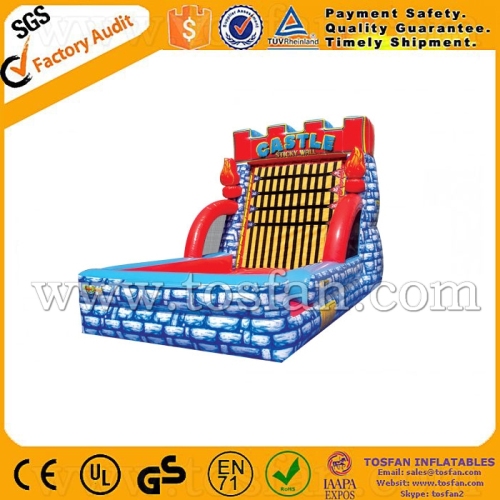 Inflatable climbing wall inflatable castle sticky wall A6030