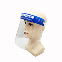 Disposable clear medical protective full face shield