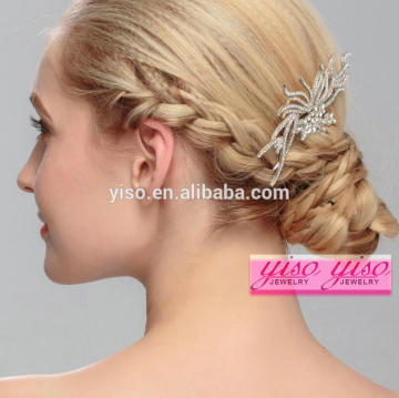 online hot sale fashion crystal hair fashion hair combs