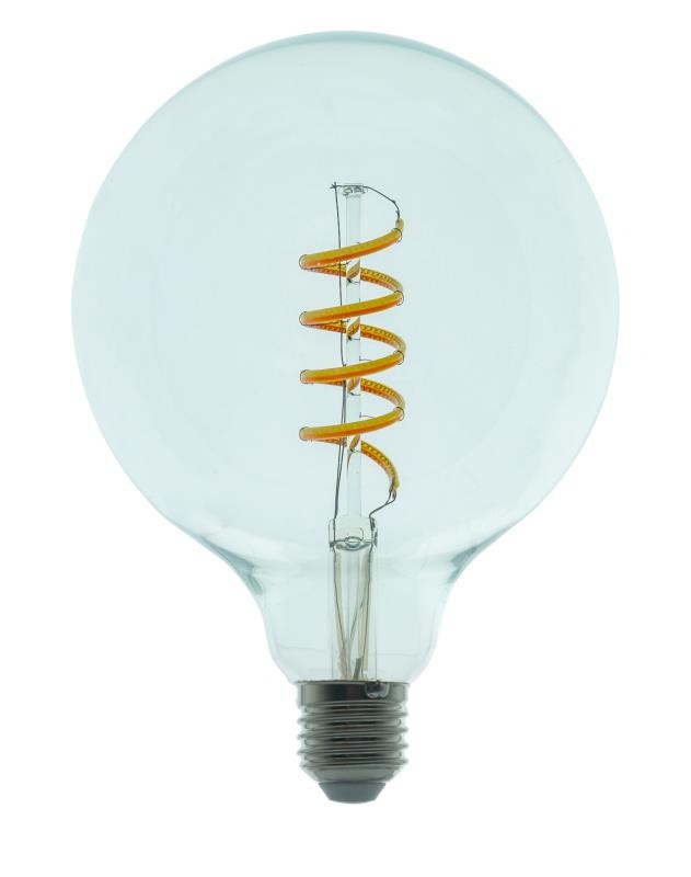 Light bulb made of glass and tungsten wire