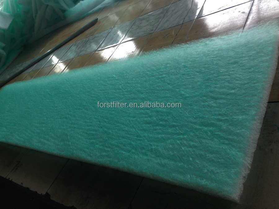 Glass Fiber Mats Glass Fiber Filter Paint Stop Filter 1" / 2" / 3" / 4" Spray Booth Floor Filter Fiberglass