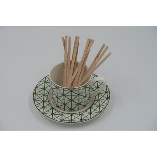 Wooden coffee stirrer sticks