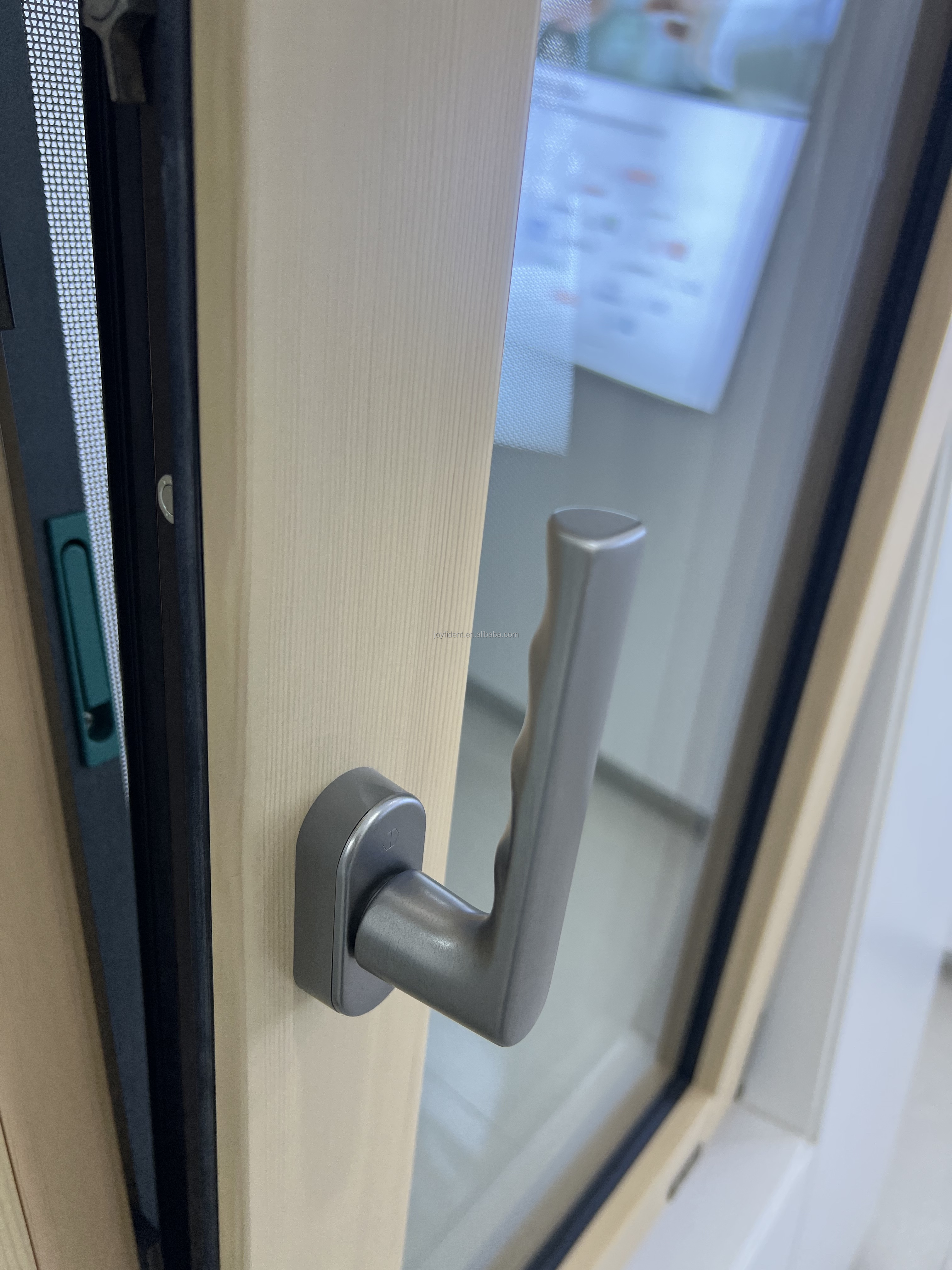 China Top Quality Passive House Aluminum Clad Wood Windows/Low Uw Value Windows Joyfident 120