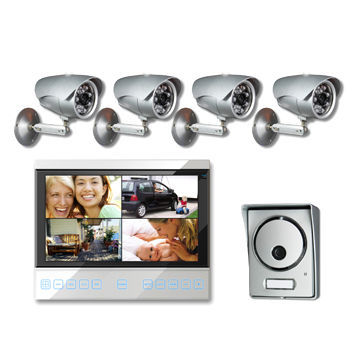 Video Door Phone, Quad Monitor