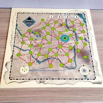Custom printed children color pattern paper game board