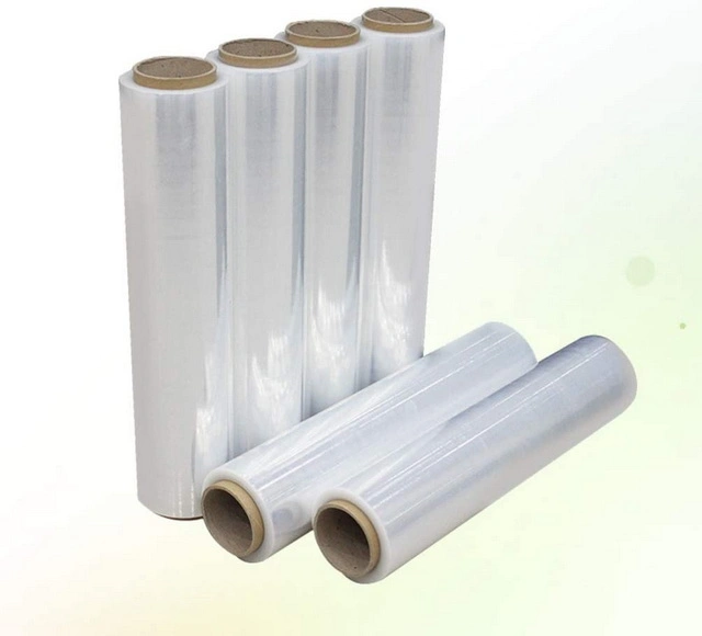 Factory Pallet Polyethylene /Wrap Handle Transparent Wrapping Machine Packaging Shipping Stretch Film