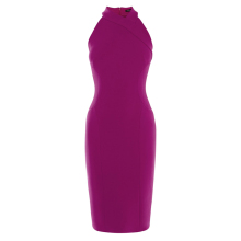 OEM magenta short sheath girls party dress fashion clothing 2017