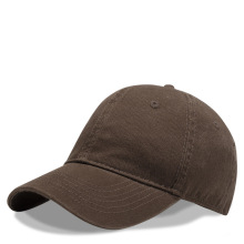Washed Cotton Adjustable Solid Color Sports Cap