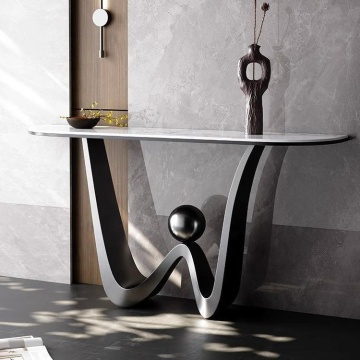 Marble Top Console Tables for Modern Living Rooms and Hallways