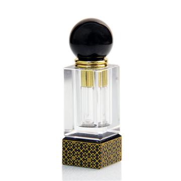 Wholesale 3ml Square Attar Oil Bottle with Black Cap and Gift Box