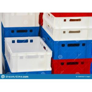Colorful storage plastic boxes