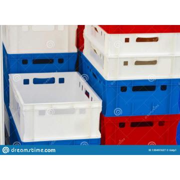 Cajas de plástico de almacenamiento de colores