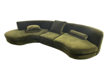 modern luxury green recliner sectional living room sofas