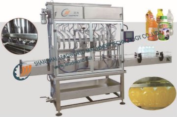 automatic single line orange pulp juice filling machine