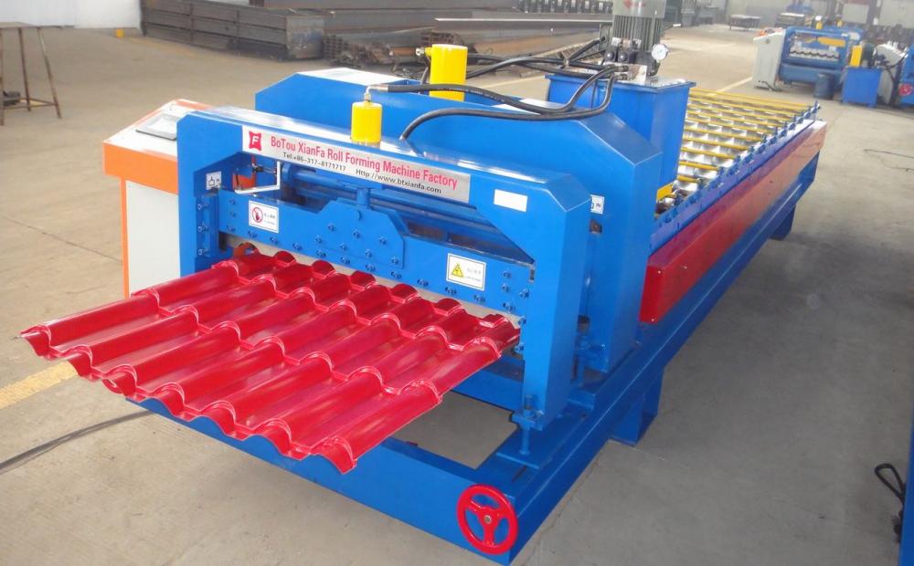 Metal Bamboo Metcoppo Roof Machine