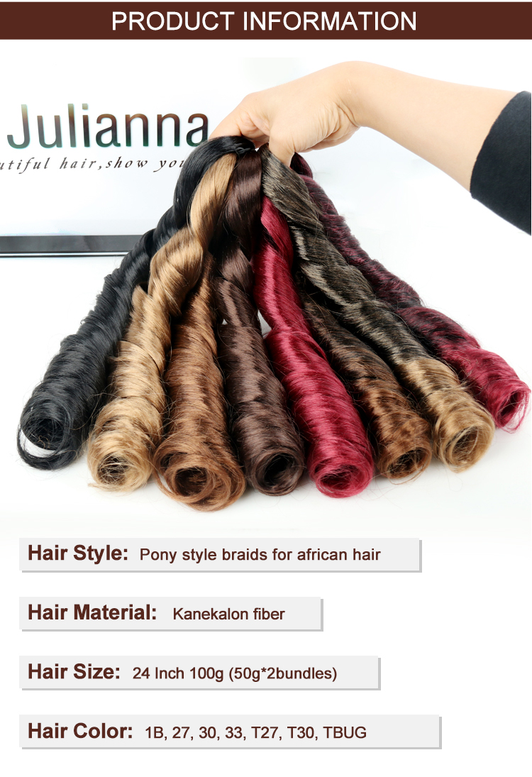 synthetic braiding hair attachments hair braids for african extensions princess curls braids