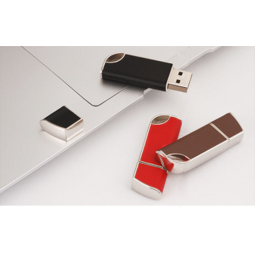 Unidad flash USB 2.0 de cuero