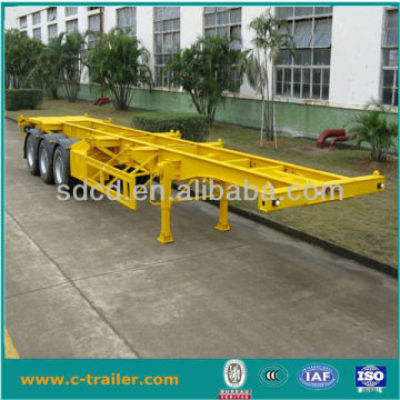 skeleton semi trailer, trailer frame, trailer chassis transport container