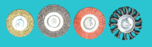 Wheel Brushes with Shank