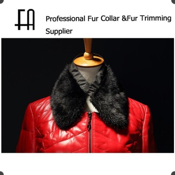 Factory direct mink fur collar /fur collar/mink fur trimming
